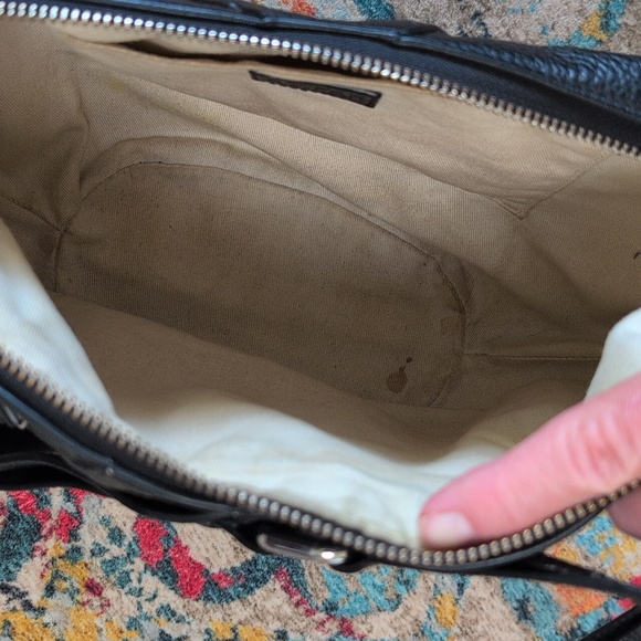 By Far Black Pebbled Leather Shoulder Bag - Picture 8 of 10